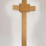 Grave Cross3 Solid Wood Pine Dimensions: 1300mm H x 590mm W of cross arms/ 100 mm width of lath Plaque dimensions: 220 x 170mm